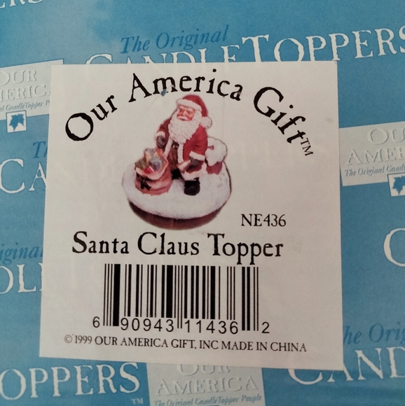 Christmas Santa Claus Figurine Candle Topper - Picture 16 of 16